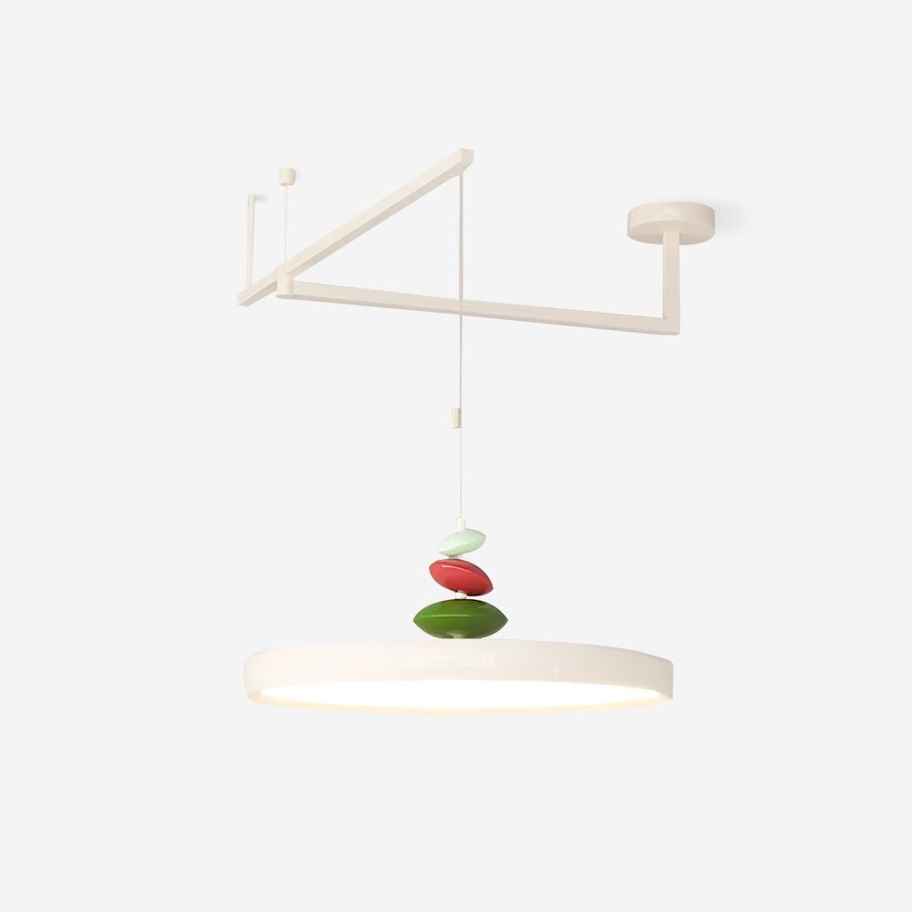 Swing Arm Stone Pendant Light K683