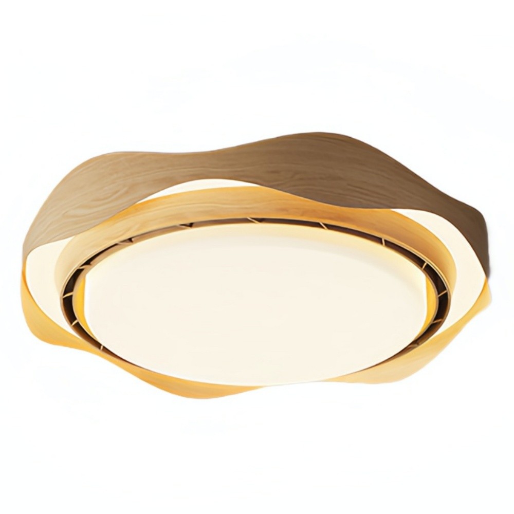 Nordic Quiet Bladeless Led Ceiling Fan Light For Bedroom K1102