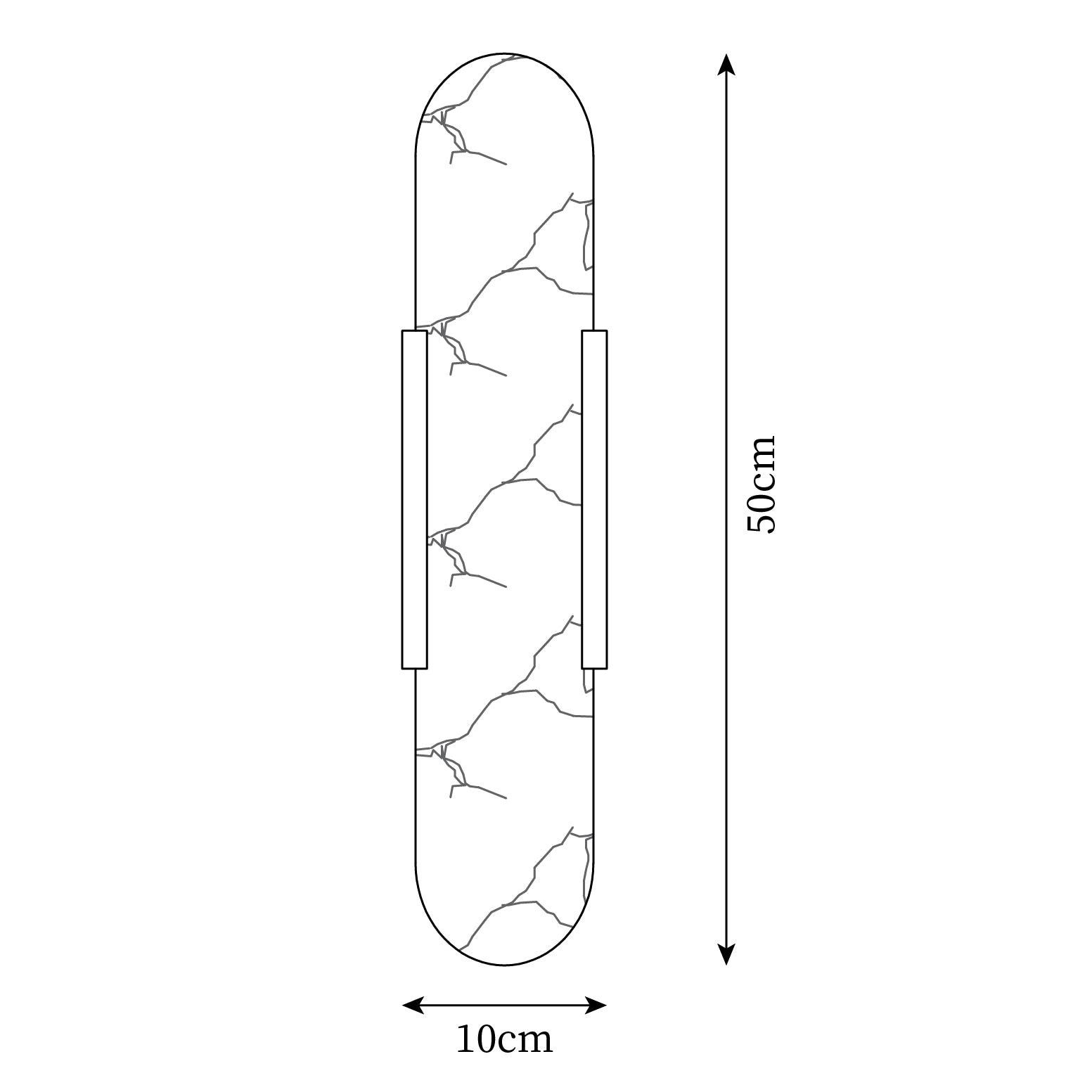 Alabaster Elongated Plug In Wall Lamp K501