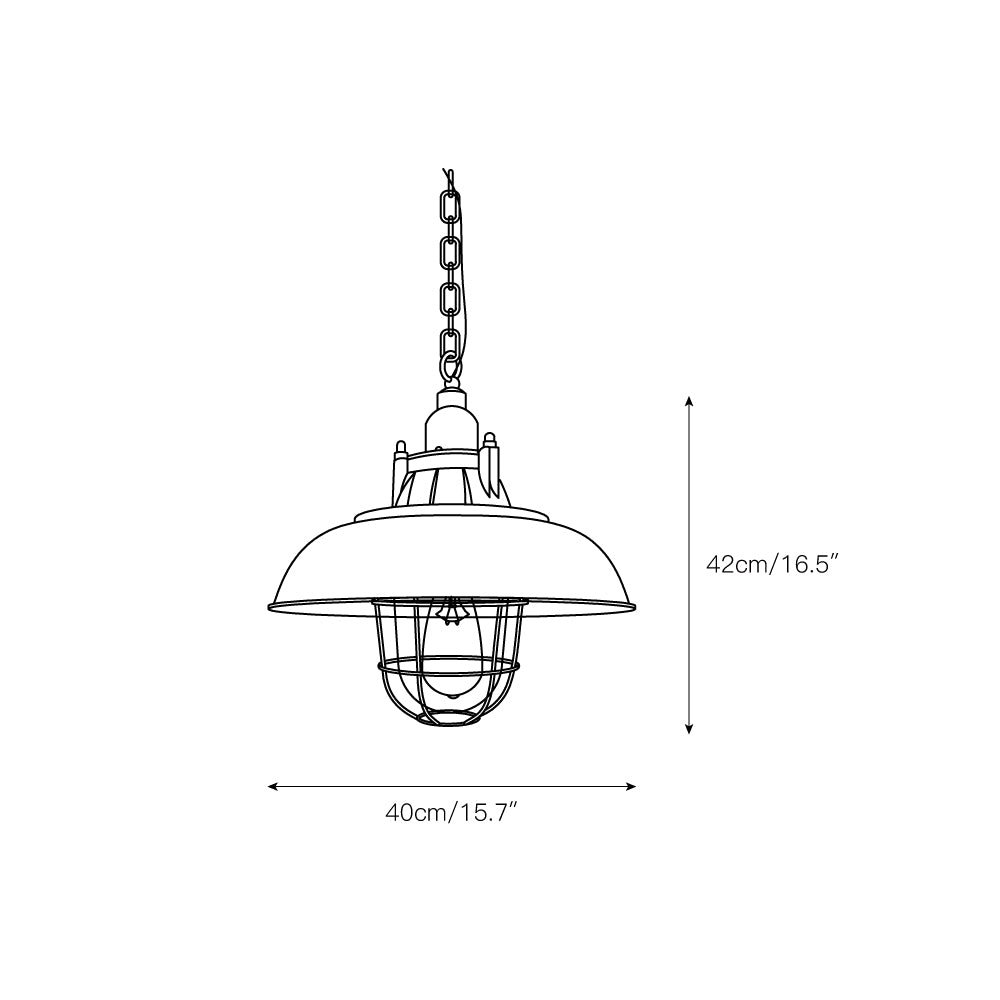 Thorlux Green Pendant Light D465