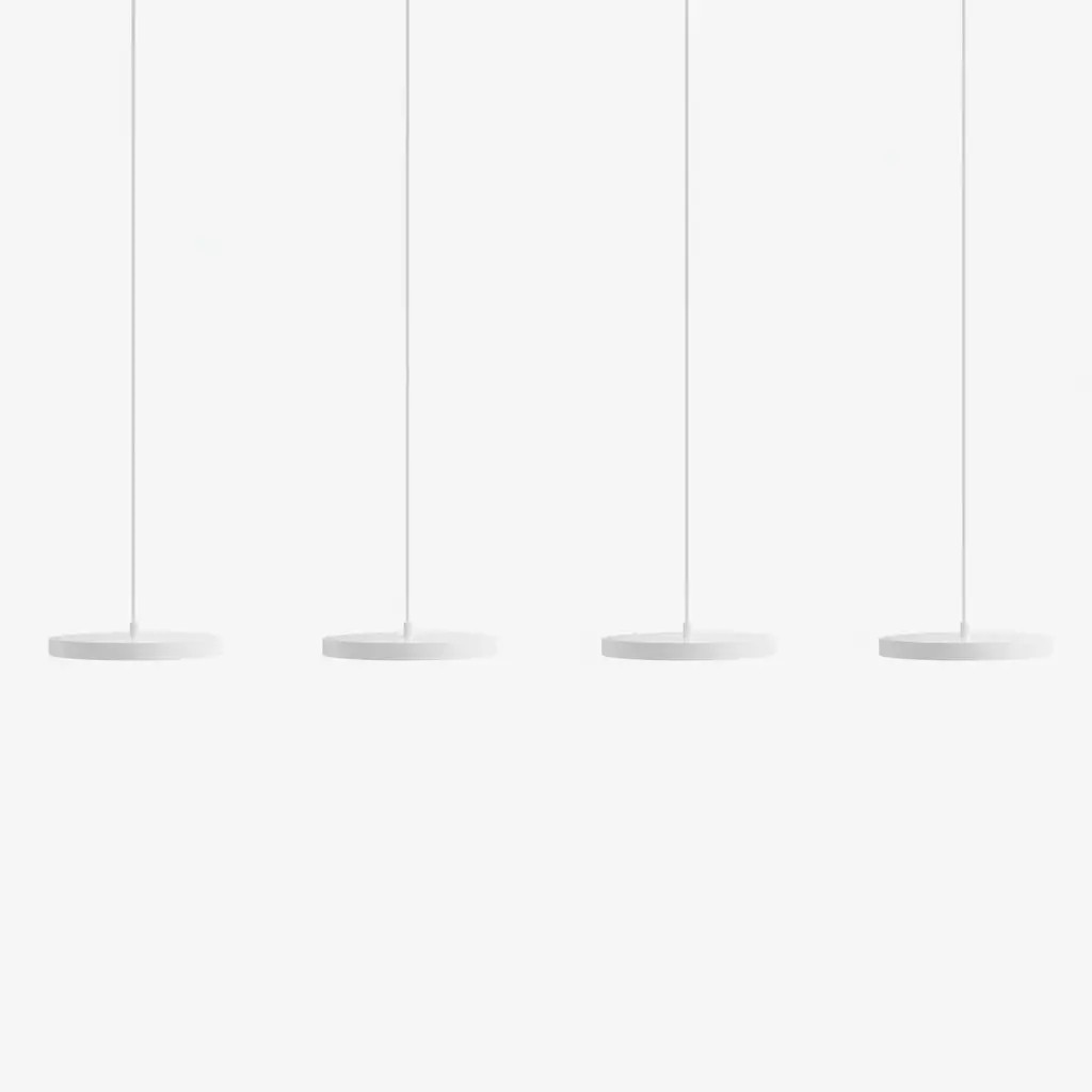 Modern Round Disc Flat Pendant Light - Multi-Light Pendant With LED Light K1555