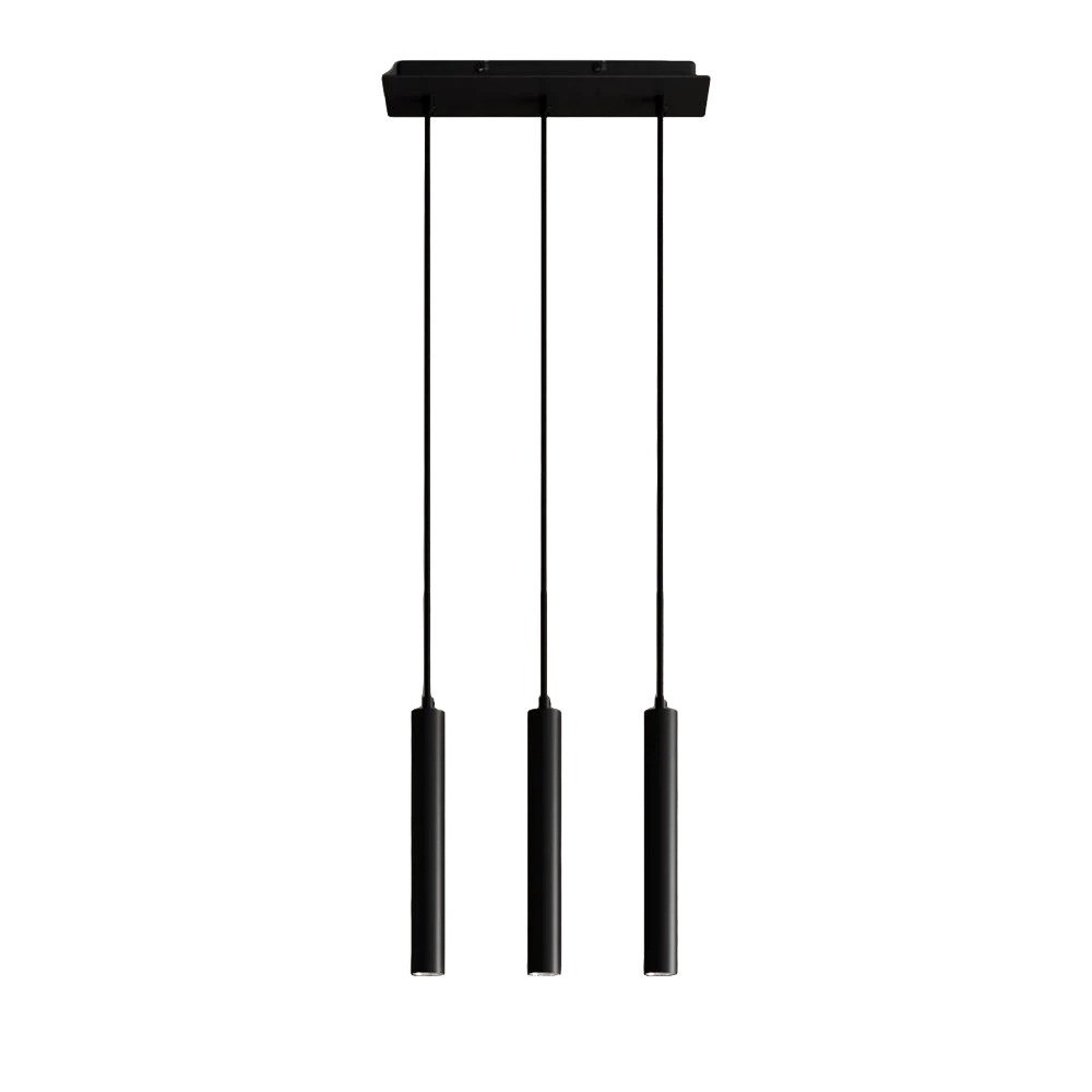 Modern Black Long Tube Led Pendant Light K202