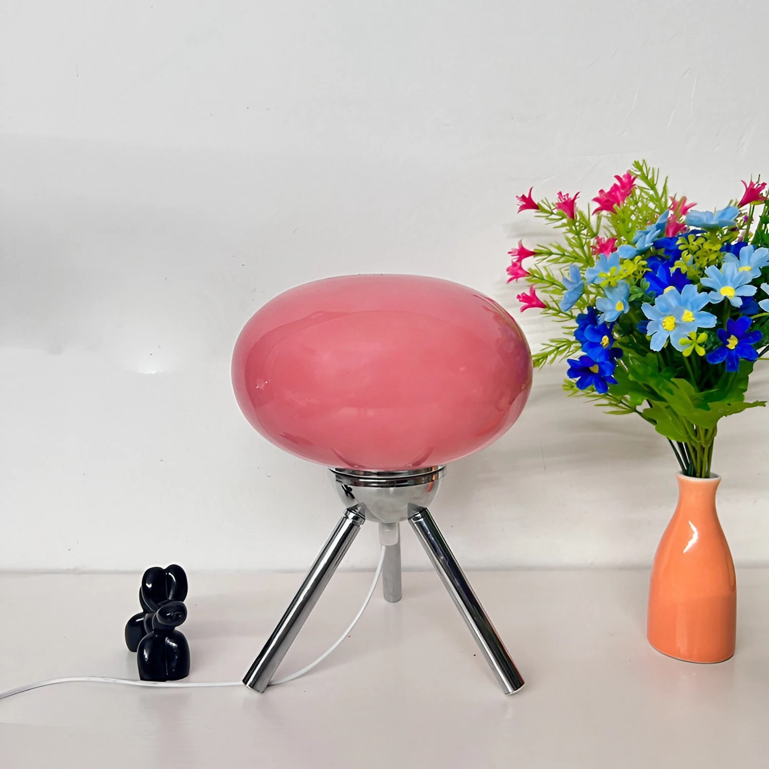 Modern Bauhaus Lollipop Glass Tripod Table Lamp K22