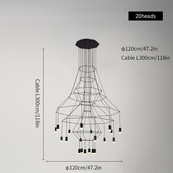 Wireflow Chandelier