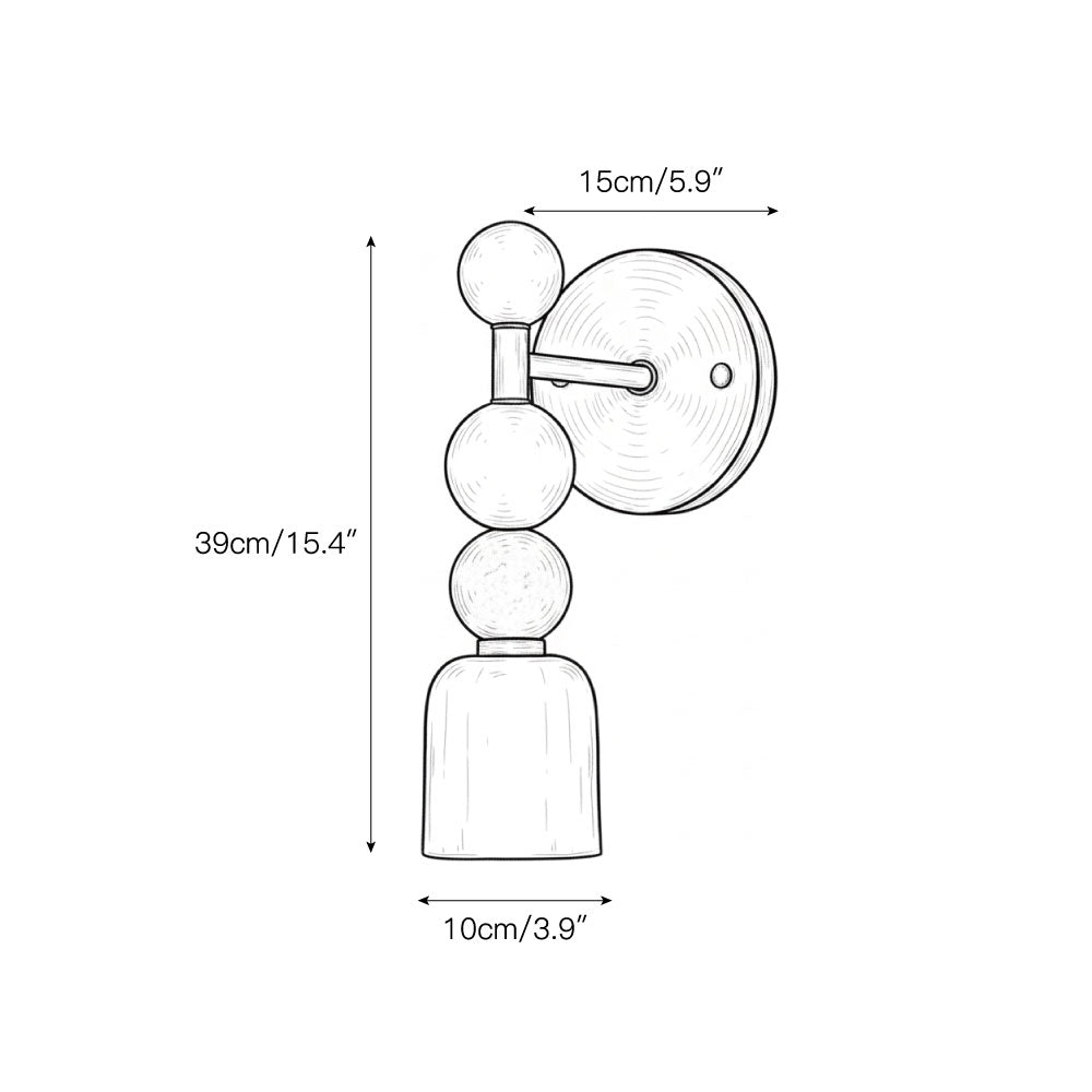 Flume Alabaster Wall Lamp D765