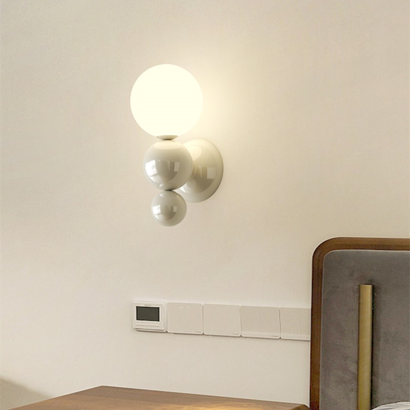 Cream Style Globe Bubble Wall Sconce K130