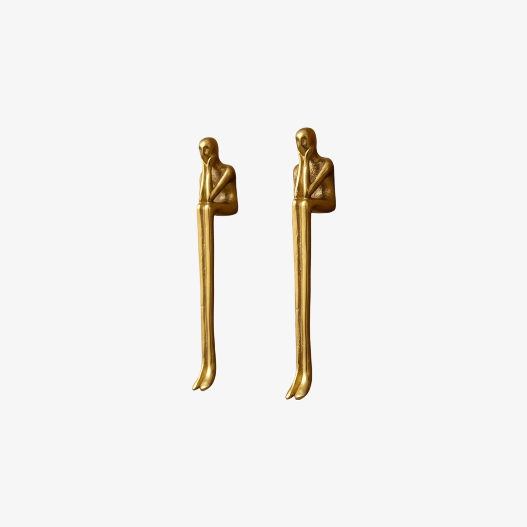 Verlitho Retro Cabinet Handle - Nordic Furniture Pull For Wardrobes and Drawers K2365