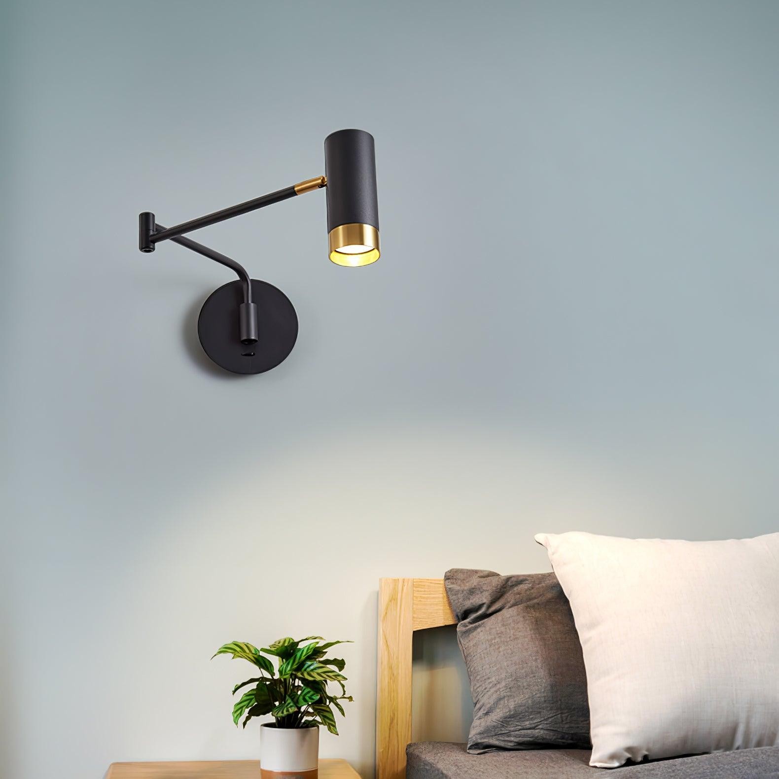 Modern Industrial Telescopic Revolving Adjustable Swing Arm Wall Lamp K627