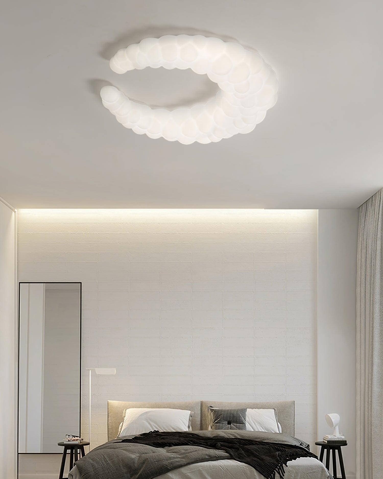 Cream Style Moon Ceiling Lamp K248