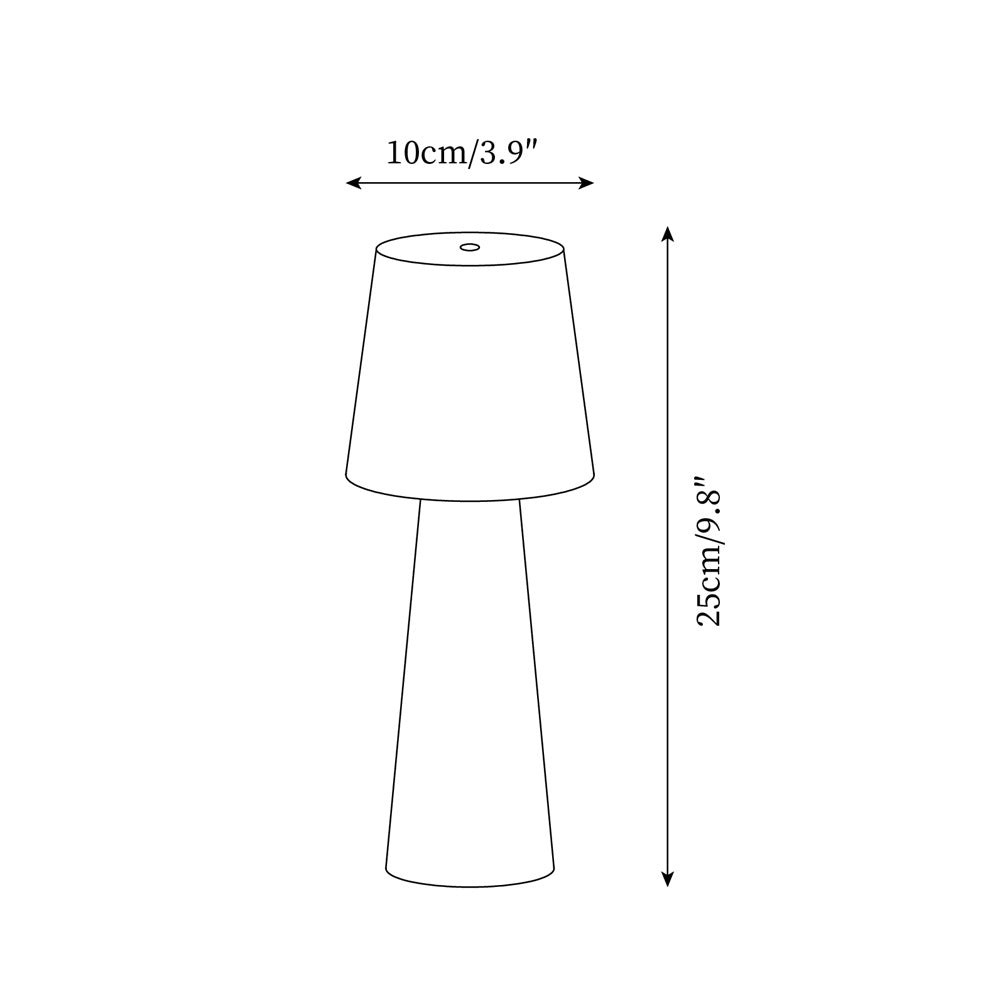 Modern Conical Metal Table Lamp K747