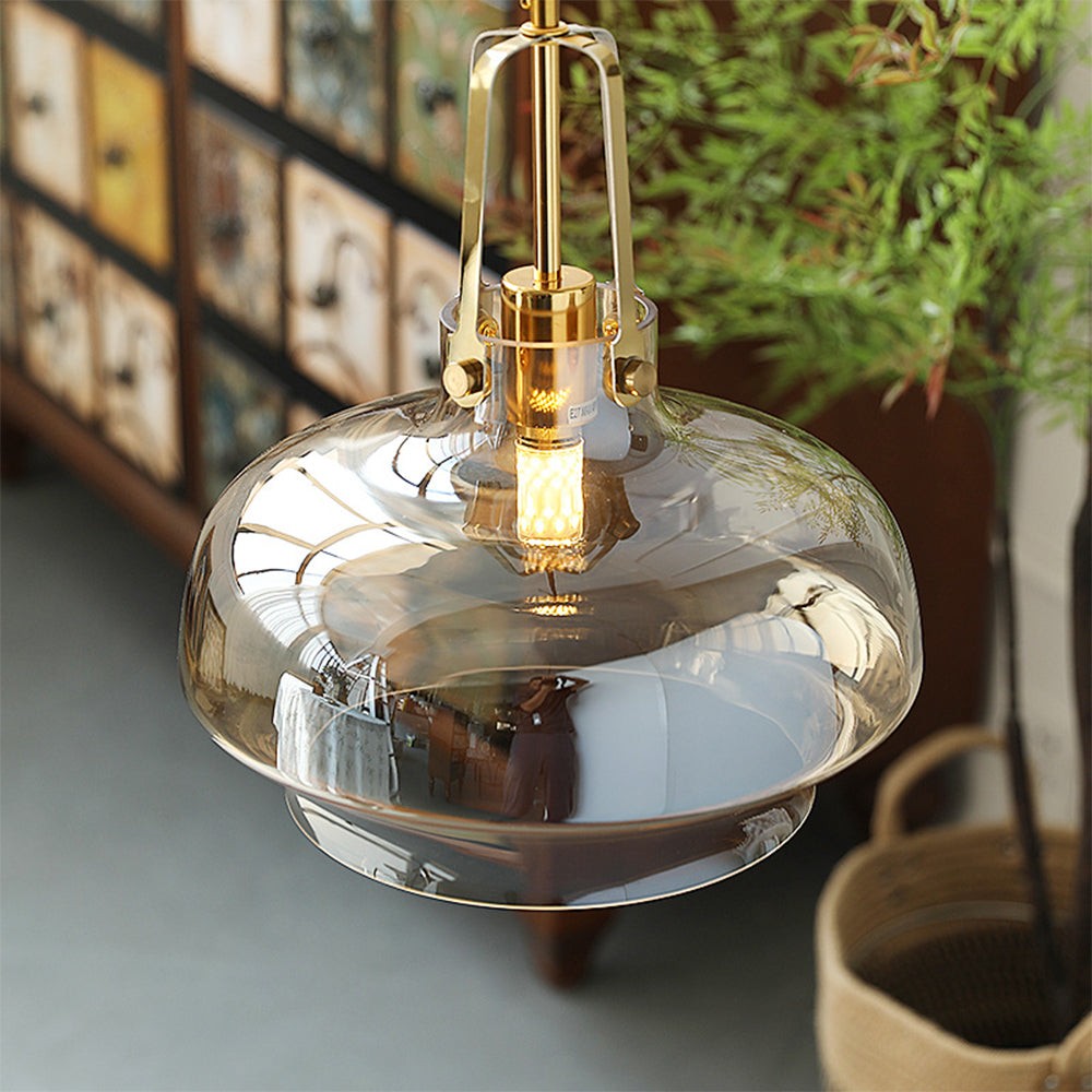 Modern Unique Shaped Fish Tank Glass Pendant Light K1226