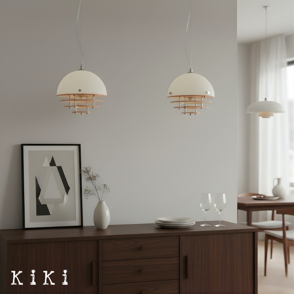 Afterglow Layered Acrylic Bauhaus Sunset Pendant Light - Ambient Pendant Light for Living Area K889