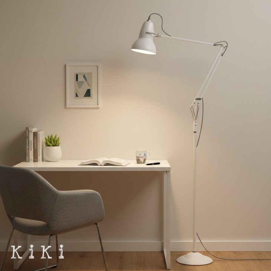 Modryx Modern Movable Arm Floor Lamp - Perfect for Bedroom and Office K2130