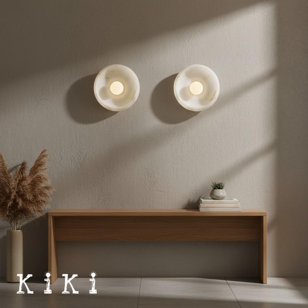 Haelen Alistair Retro Bowl Shade Wall Sconce - Decorative Wall Lighting for Hallway K1769