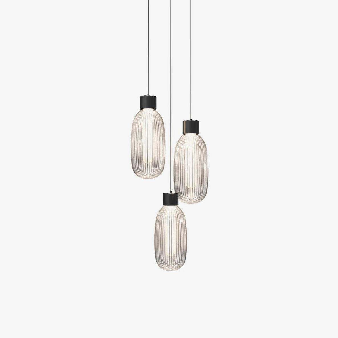 Nordic Striped Lantern Pendant Lamp K397
