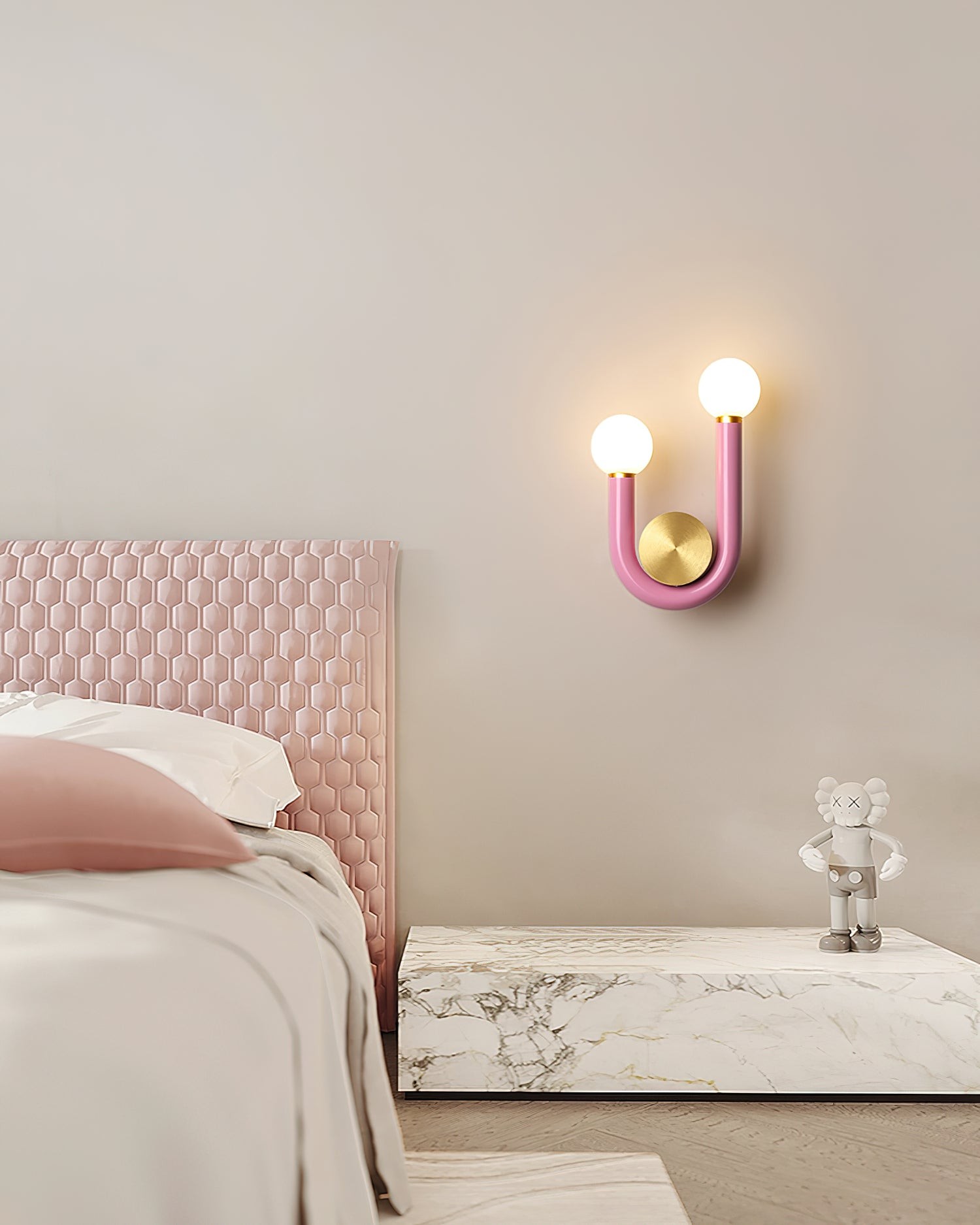 Creative U Shaped Double Head Wall Lamp K695