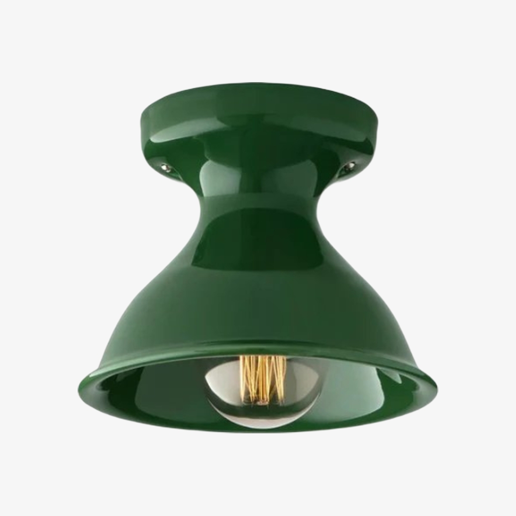 Dravin Bowl Ceramic Ceiling Light - Minimalist Colorful Ceiling Lamp for Kitchen K2351