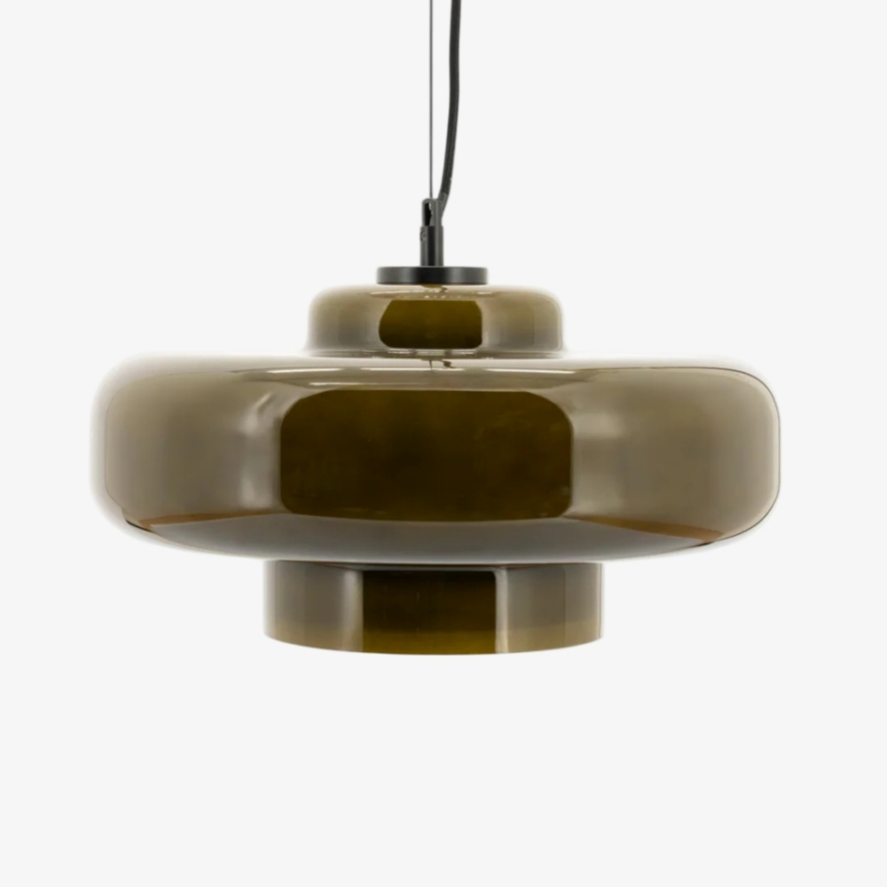 Modern Art Glass Pendant Lamp - Sculptural Hanging Light for Dining and Living K2265