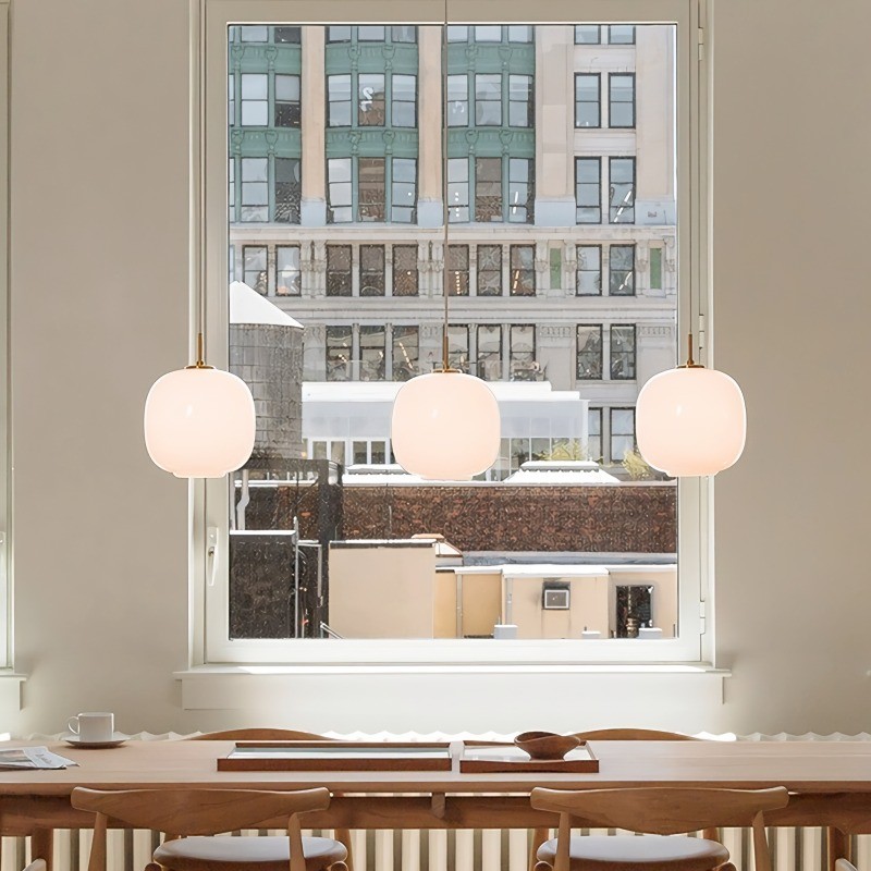 Modern Nordic Opal Glass Radihous Pendant Light K140