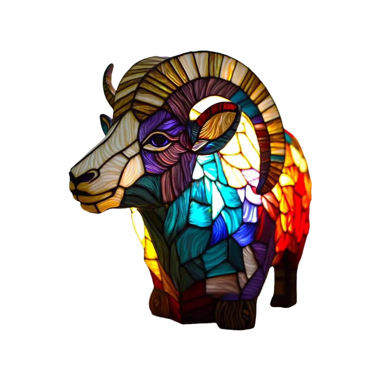 Magical Animal Statue Resin Table Lamp K482