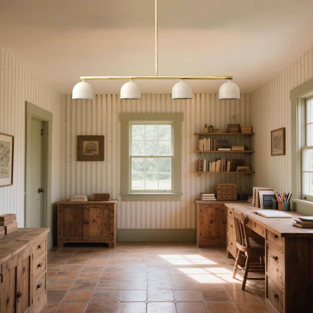 Modern Strip 4-Light Chandelier For Kitchen Island K899