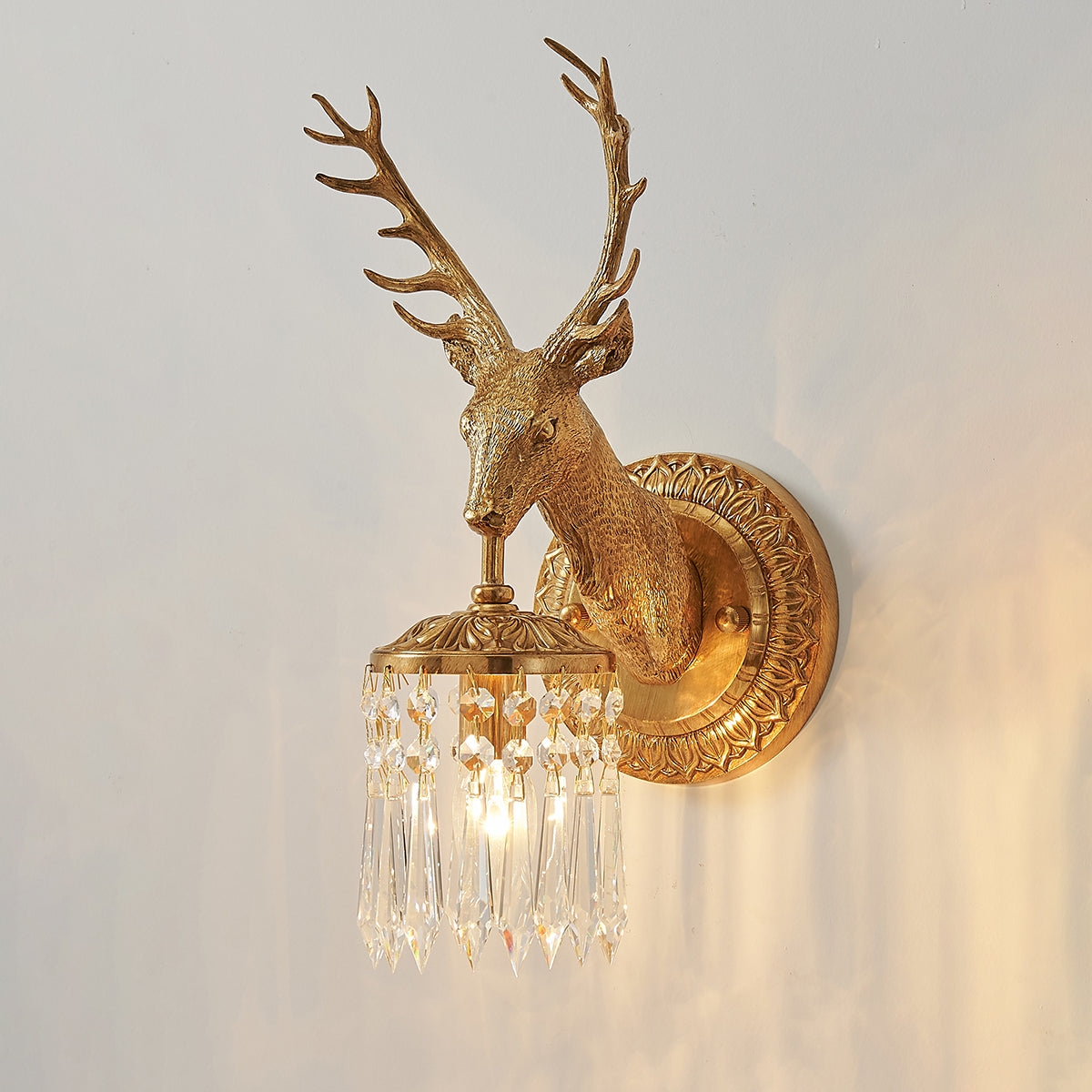 Antler Crystal Wall Lamp D740