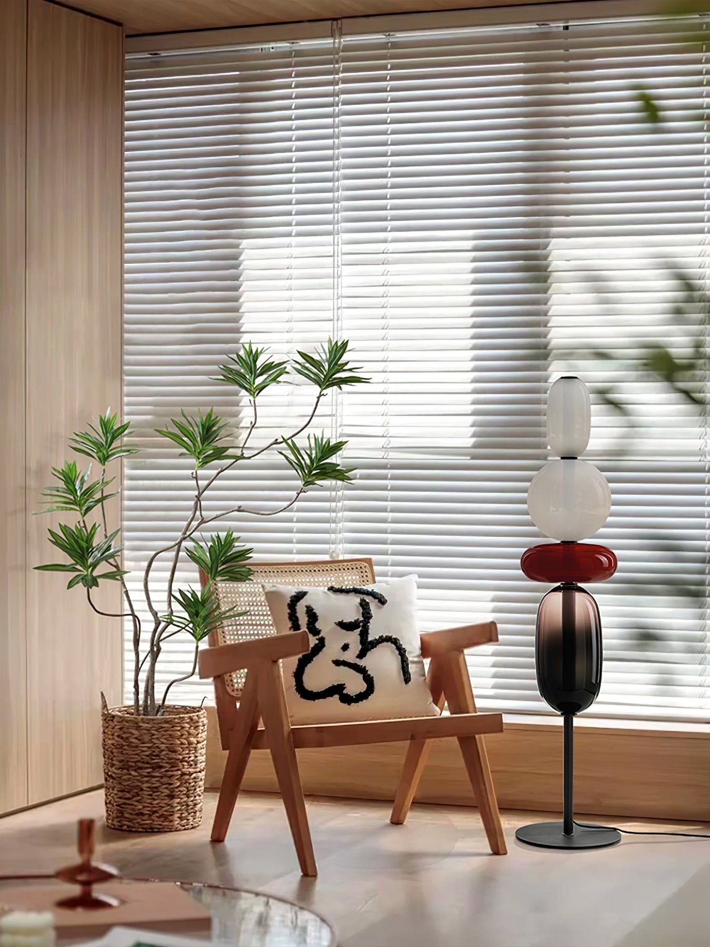 Nordic Creative Minimalist Luxury Glass Floor Light For Living Room K290