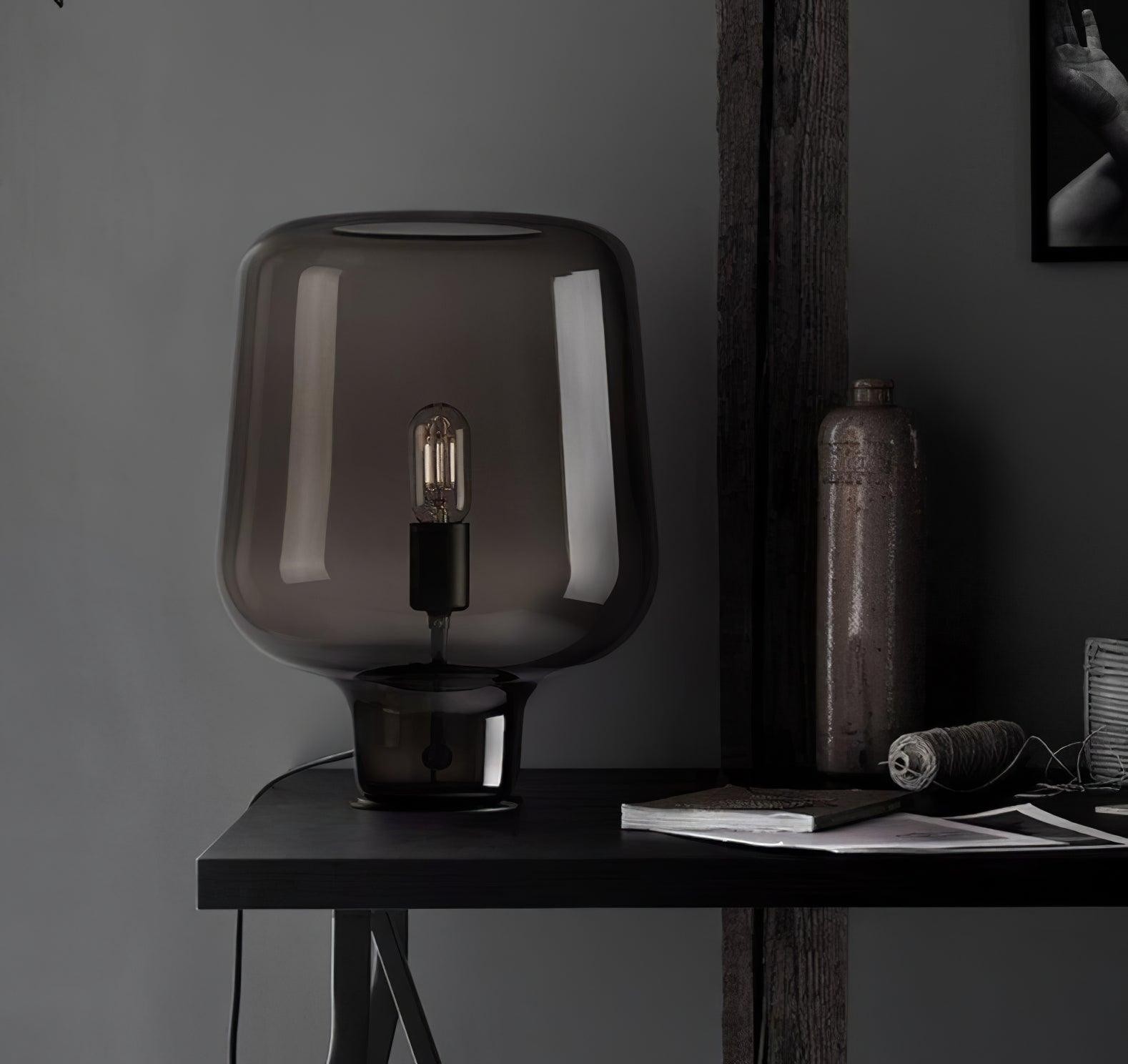 Glass Dome Table Lamp K694