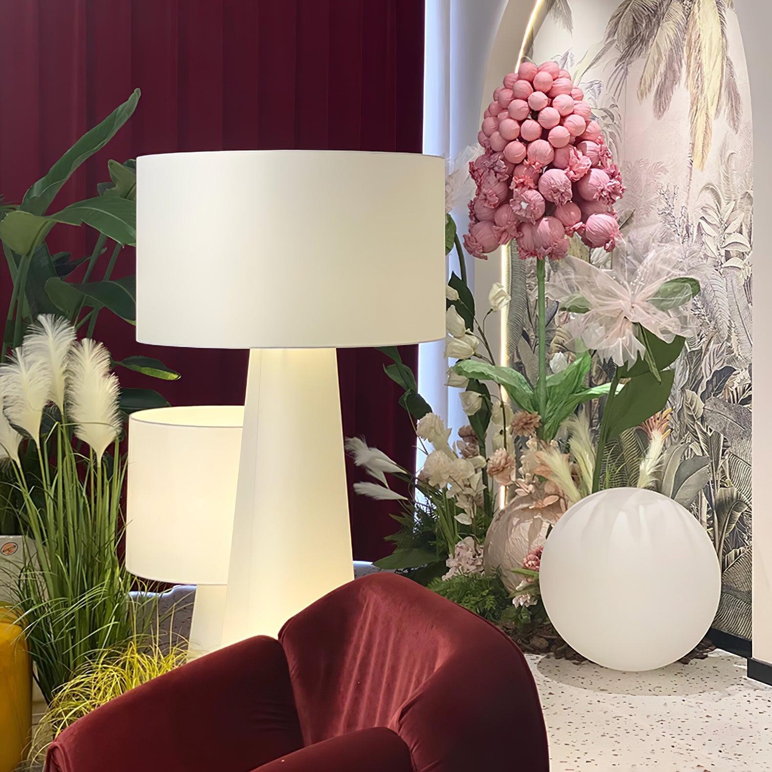 Column Fabric Floor Lamp Suitable For Living Room K328