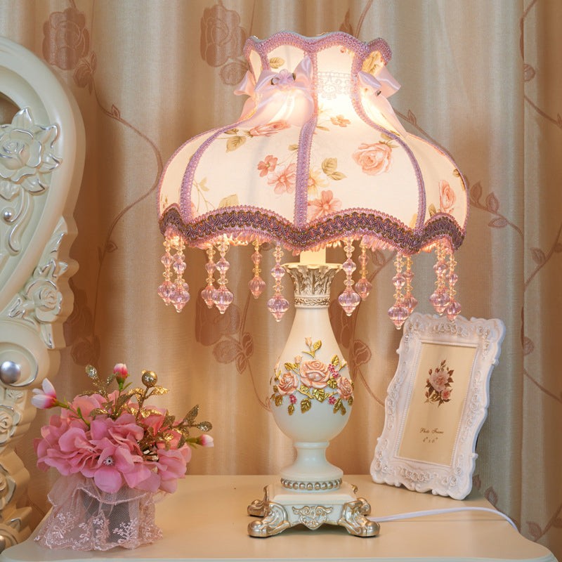 Vase Palace Resin Fabric Table Lamp K722