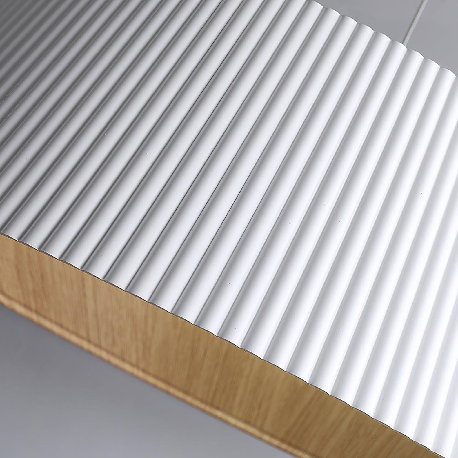 Minimalist Corrugated Lampshade Bedroom Pendant Lamp K347