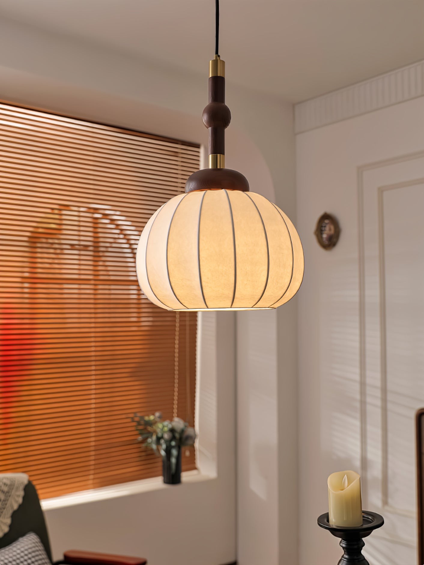 Silk Globe Pendant Lamp K664