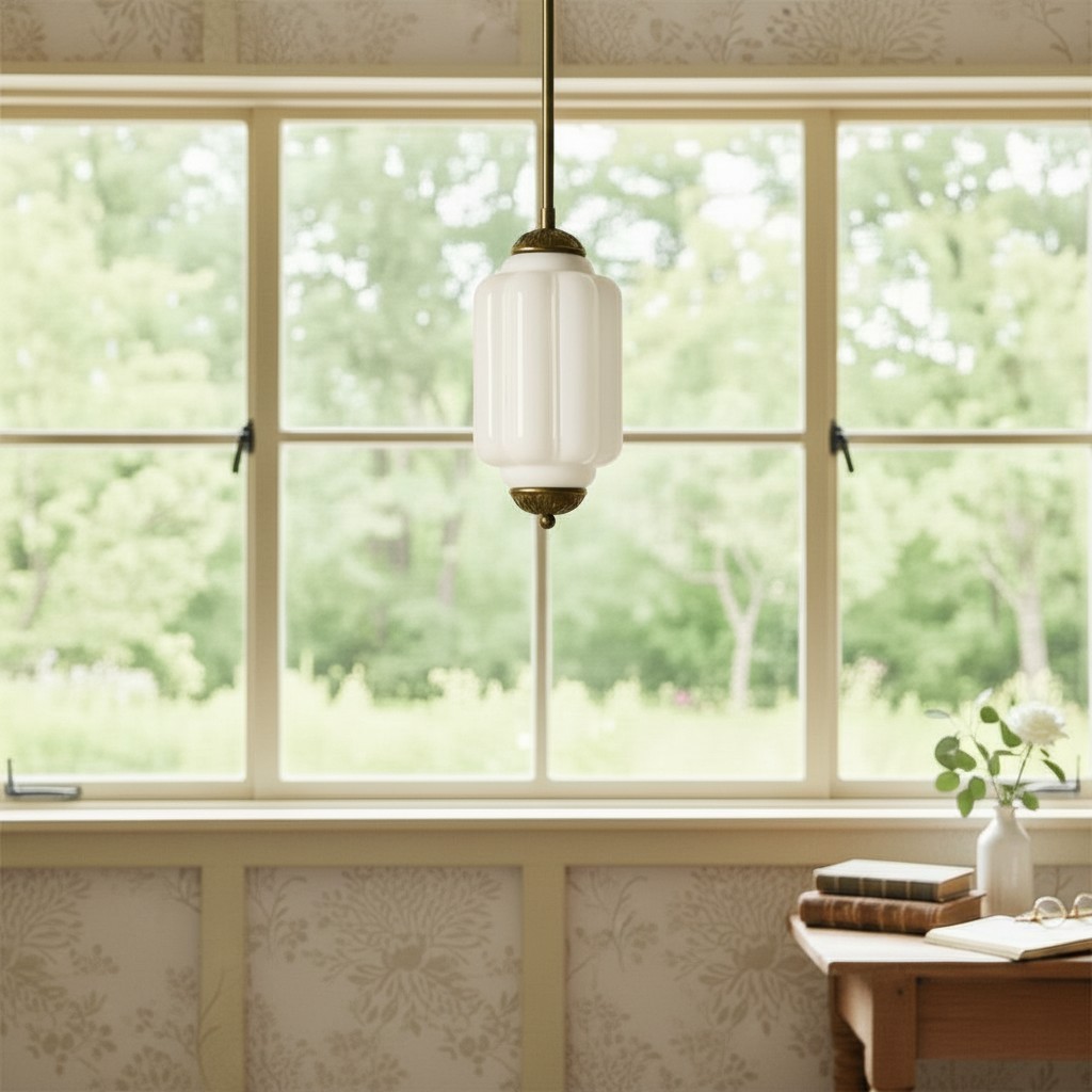 Eloise Simple Glass Irregular Lantern Pendant Lamp K836