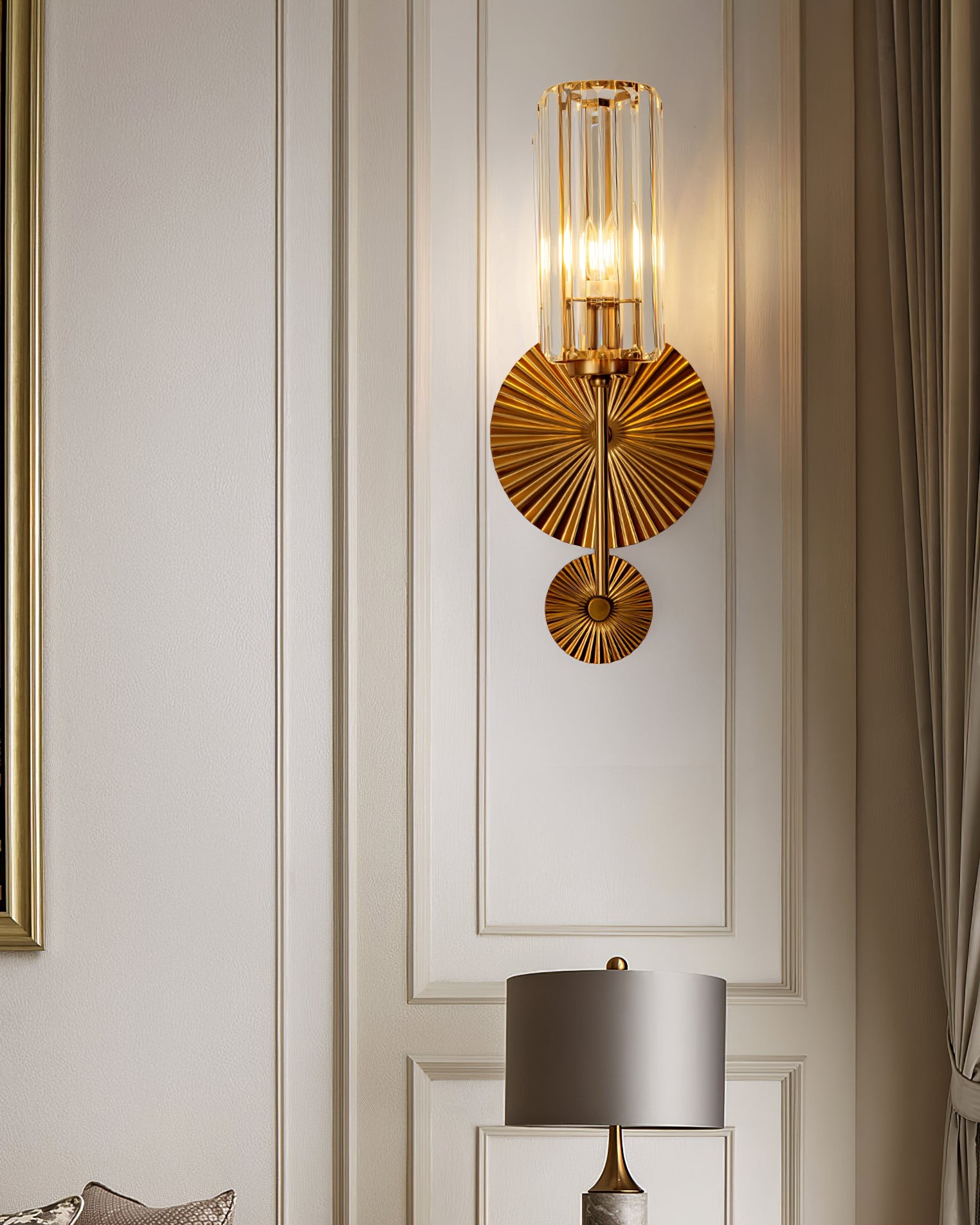 Nordic Light Luxury Crystal Wall Lamp K306