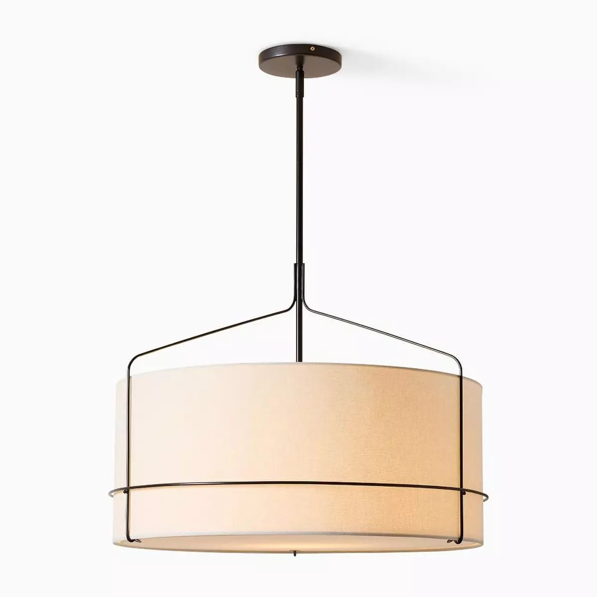 Horelia Pendant - Industrial Pendant Light with Dark Bronze Metal K1406