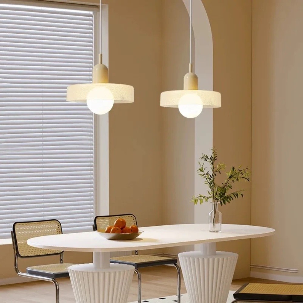 Nordic Crystal Glass Disc Orb Pendant Light For Kitchen Island K930