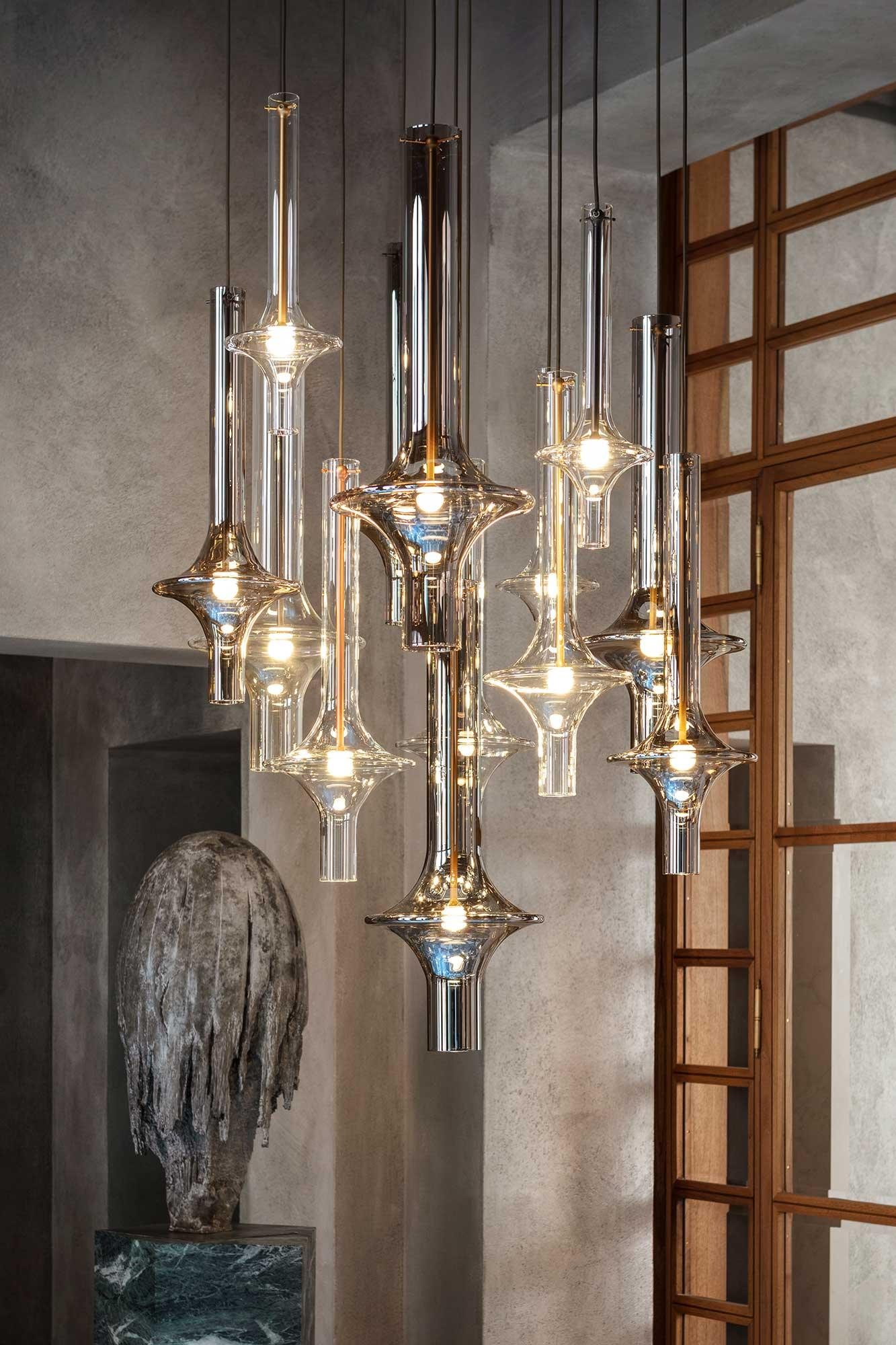 Modern Creative Glass Tube Pendant Lamp K774