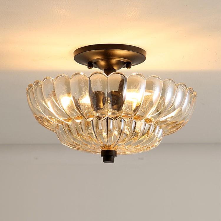 Orilanavo Umbrella Glass Ceiling Light - Contemporary Ceiling Lamp for Entryway K871