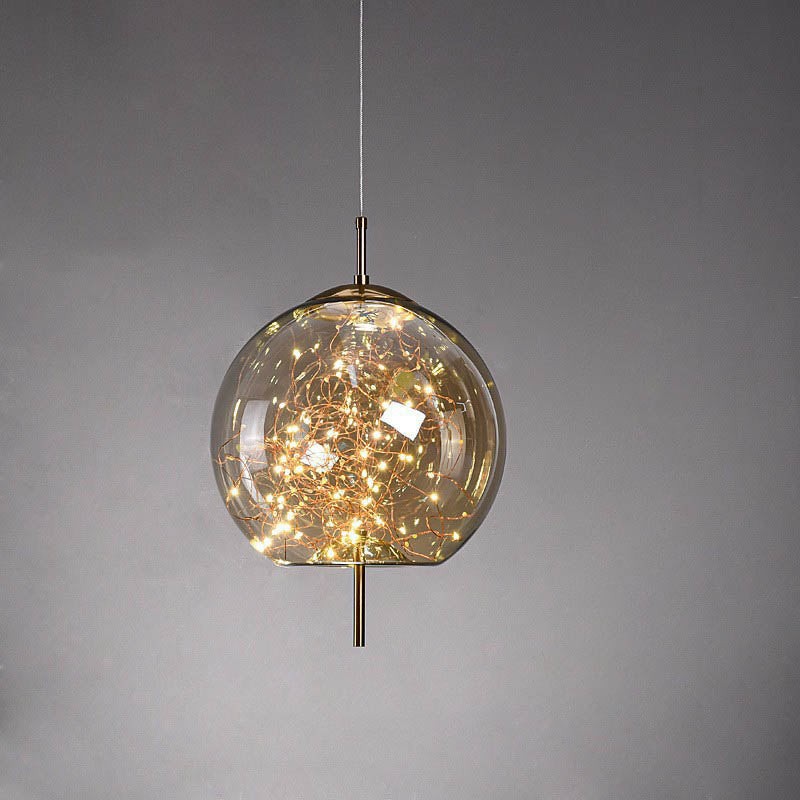 Scandinavian Cylinder Oval Glass Pendant Light K333