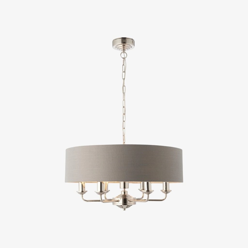 Tela Fabric Shade Pendant Style - Timeless Pendant Light for Dining Table K2216