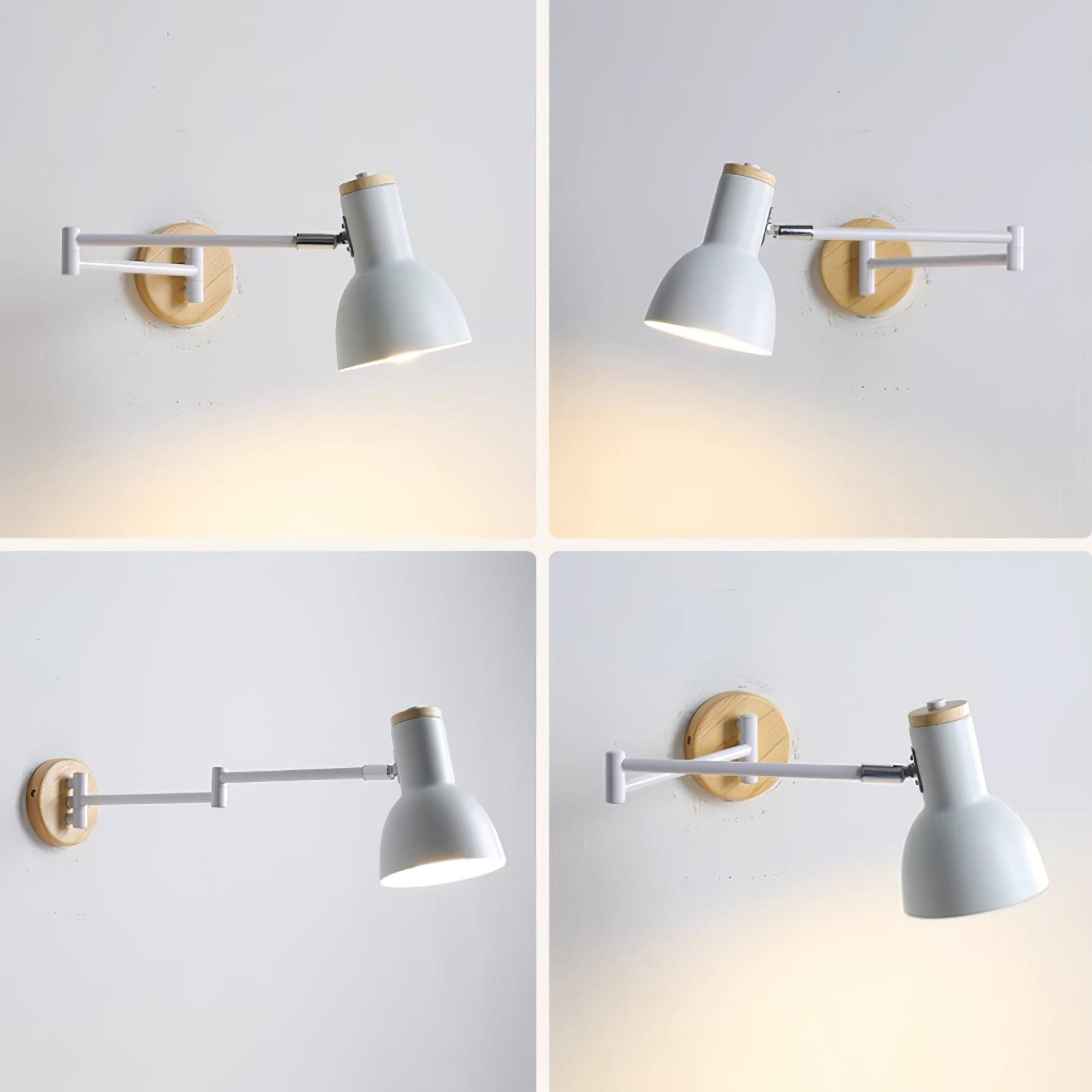 Wooden Adjustable Wall Lamp K325