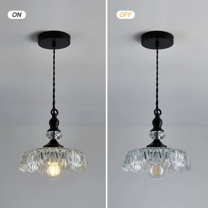 Mid Century Mini Kitchen Island Glass Pendant Light K851
