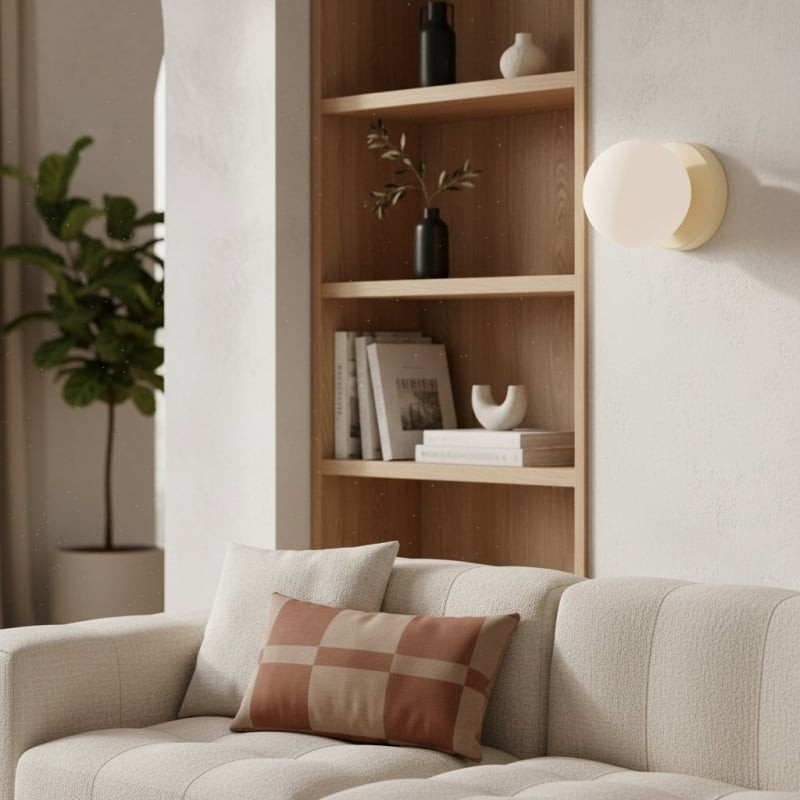 Nuevola Soft Sculptural Wall Light - Minimal Decorative for Living Room Bedroom K2105