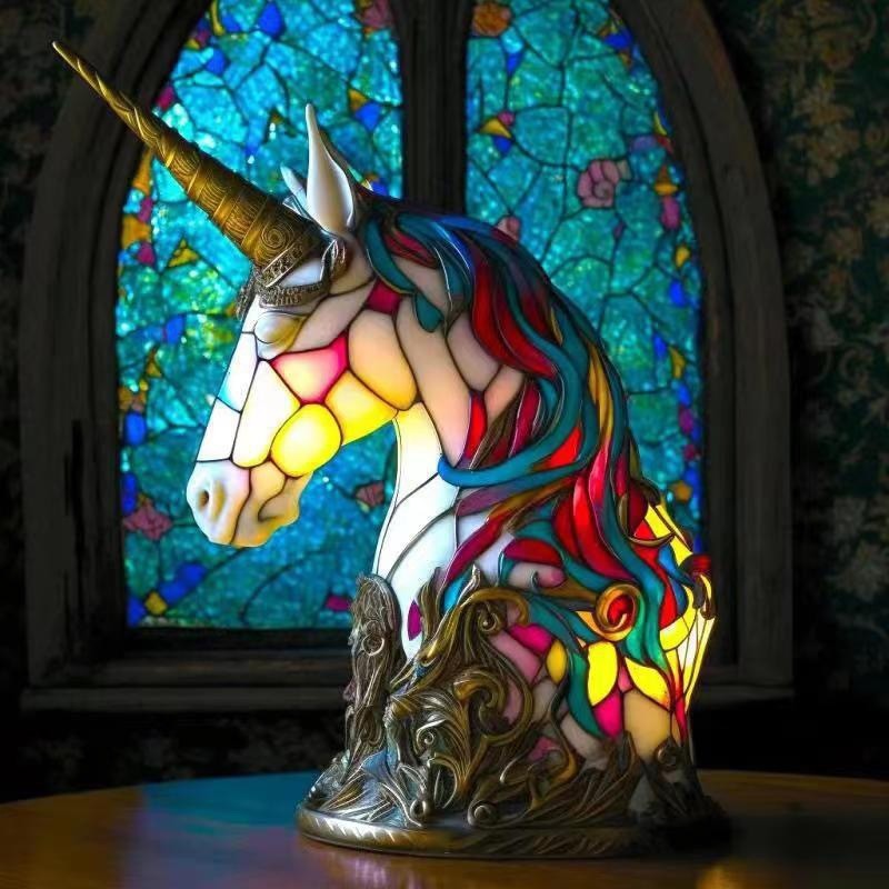 Magical Animal Statue Resin Table Lamp K482