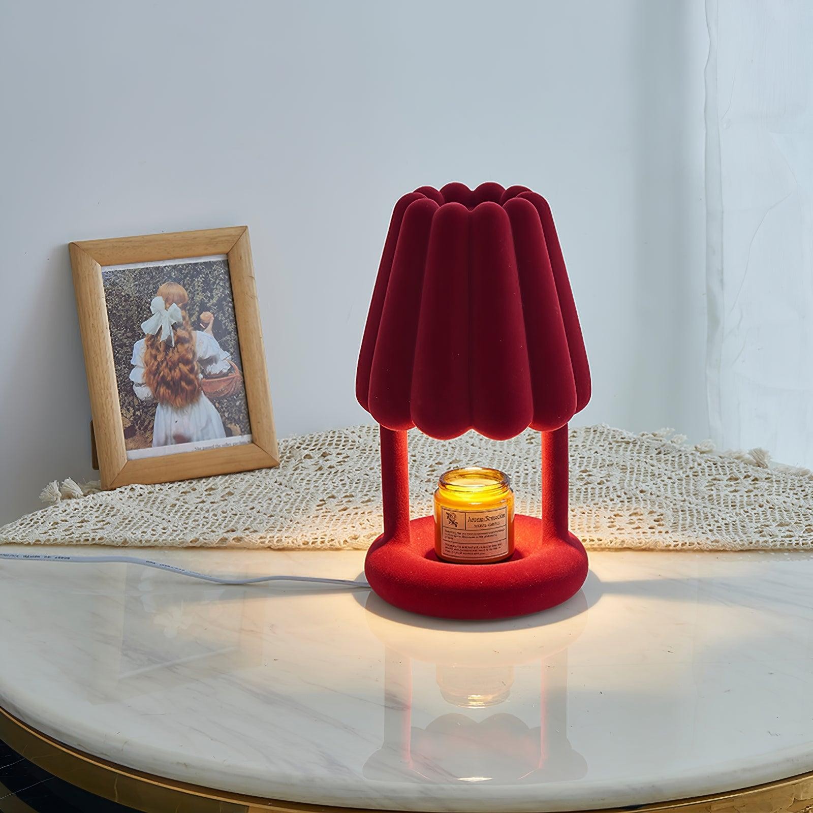 Ice Cream Flocked Resin Table Lamp K335