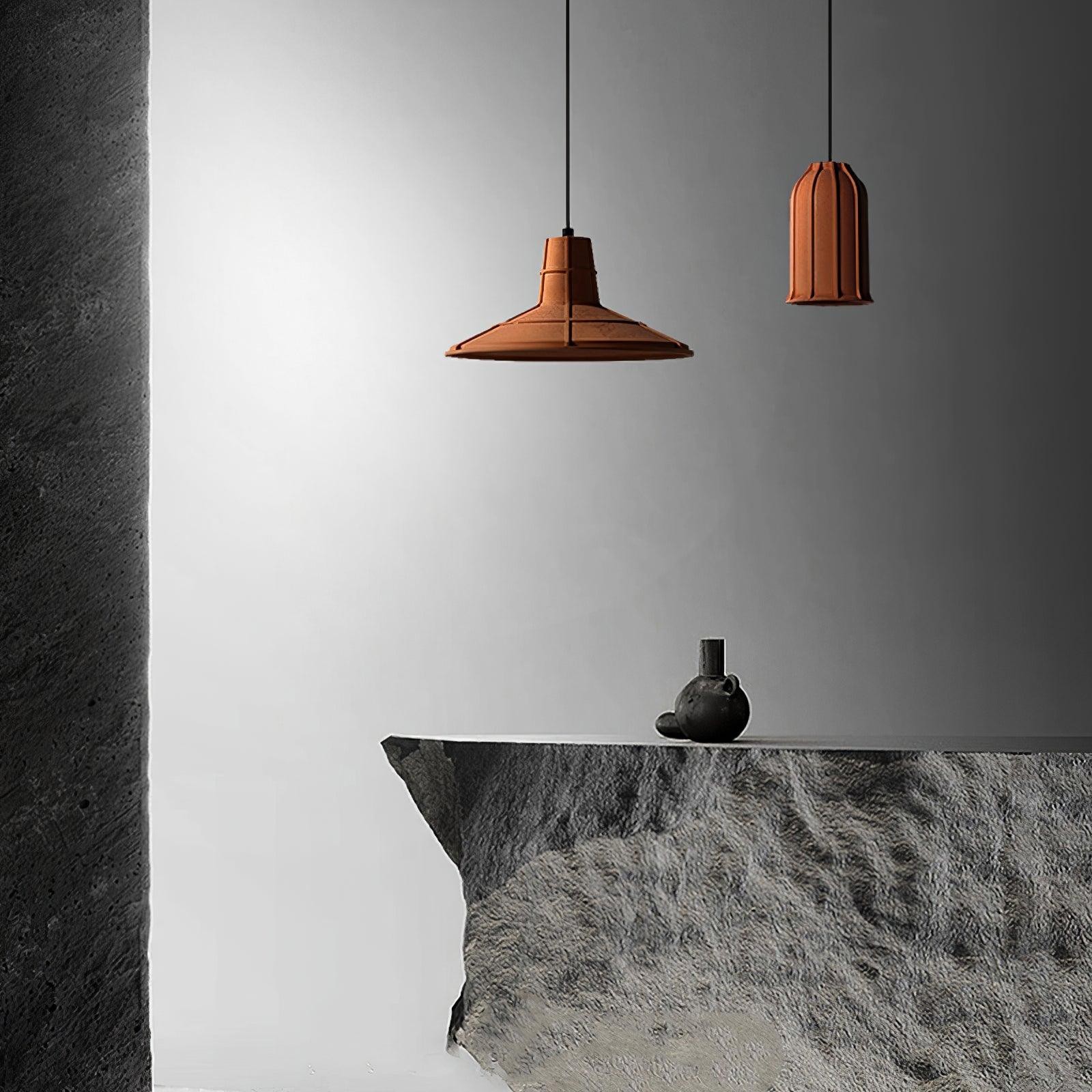 Industrial Style Cement Terracotta Craft Pendant Light K667