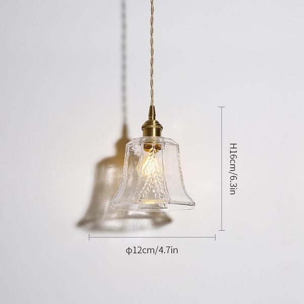 Clear glass pendant lights series