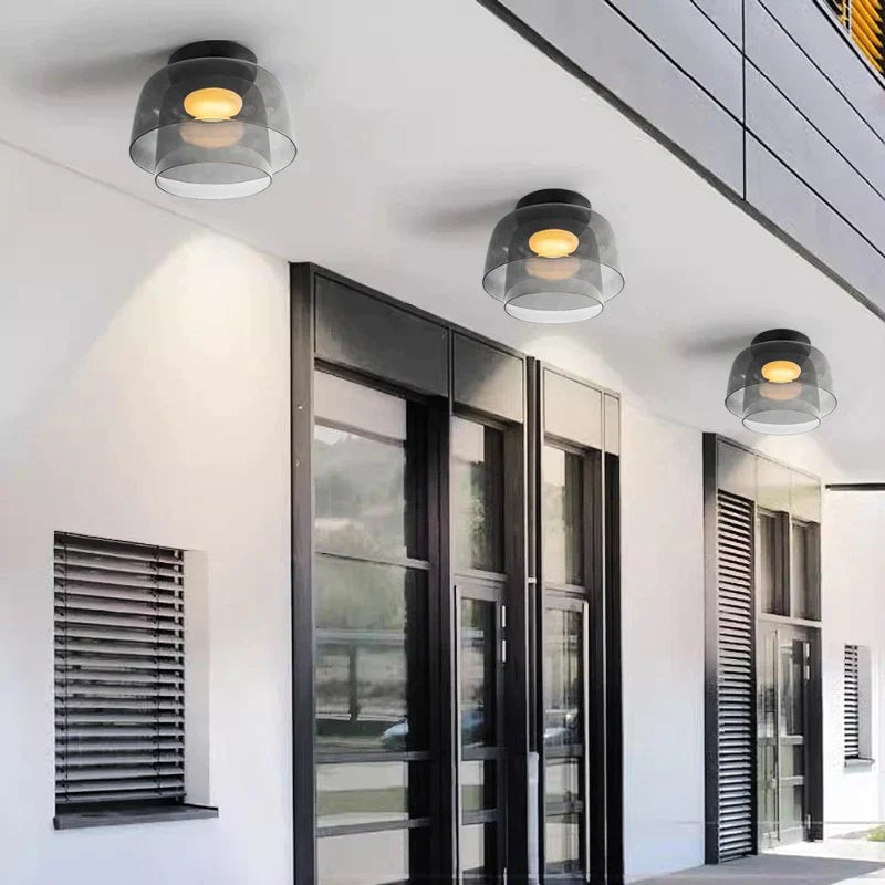 Celestial Scandinavian Glass Ceiling Lamp - Stylish Levels Ceiling Light for Room K2162