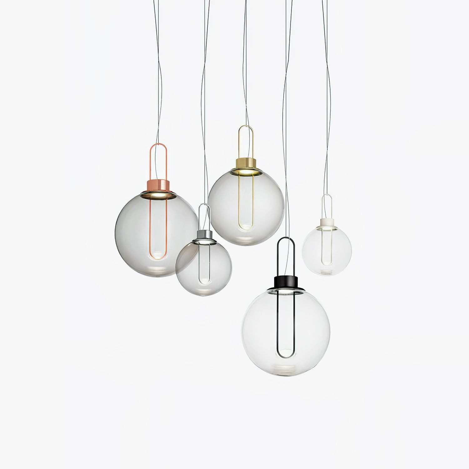 Clear Glass Orb Style Pendant Lamp K560