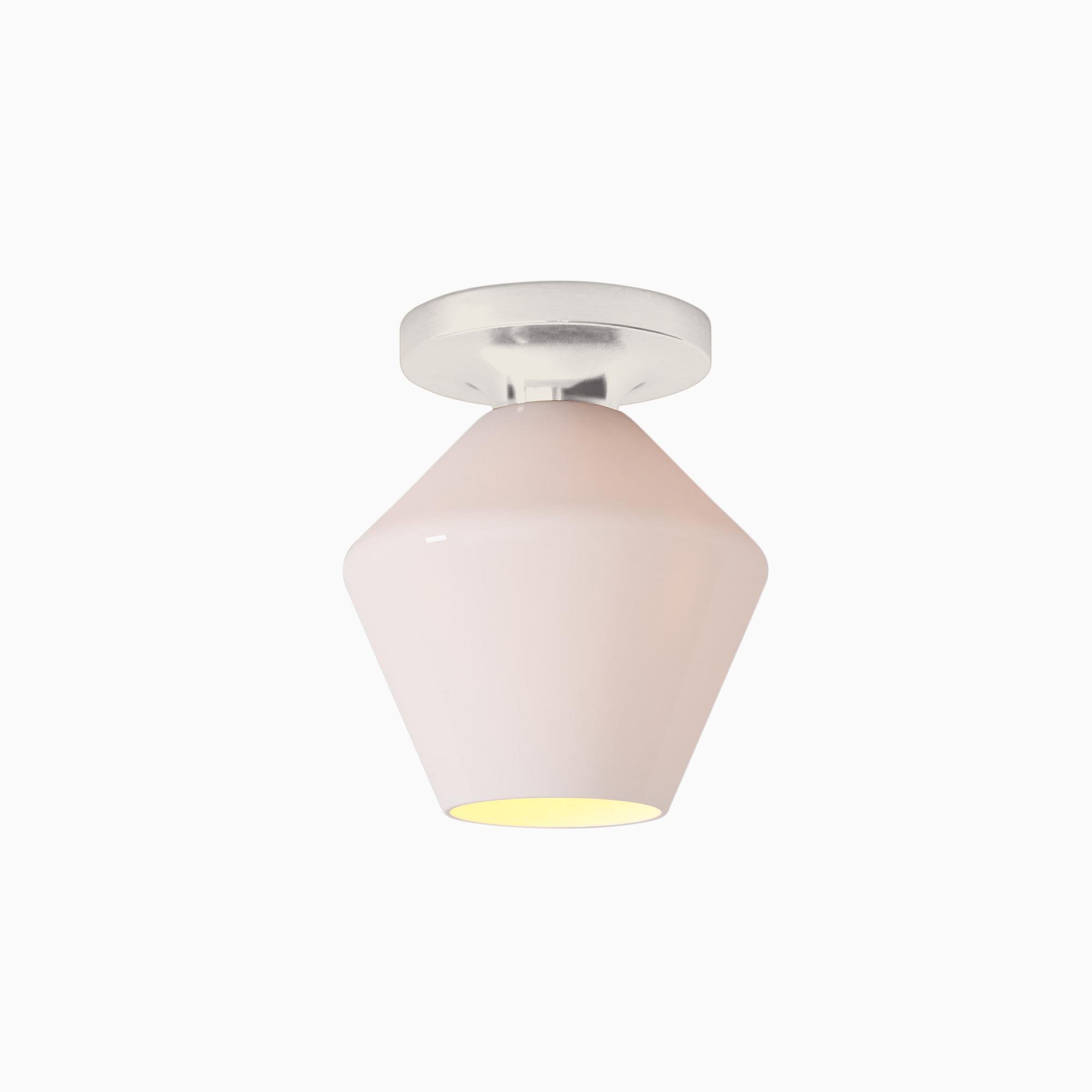 Merin Sleek Glass Ceiling Lamp - Geometric Flushmount Lamp for Dining Room K1223